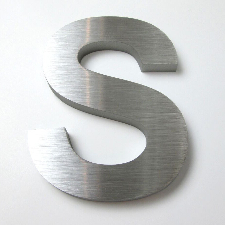 A big stainless "S" letter.